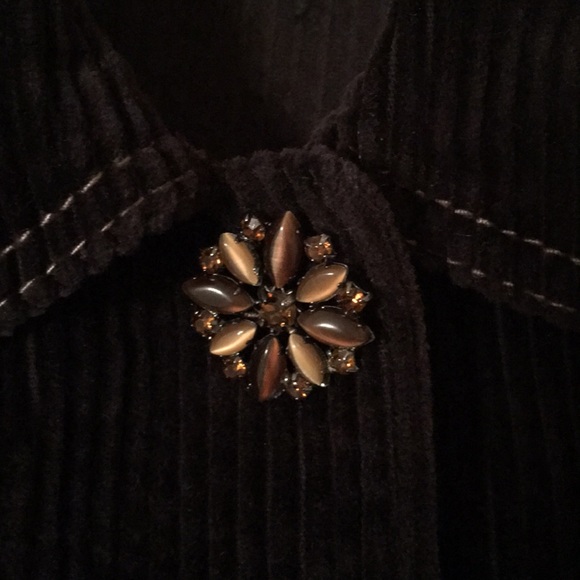 J Jill black corduroy jacket - Picture 3 of 4